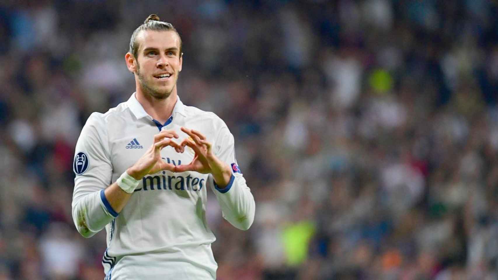Gareth Bale en un partido con el Real Madrid.