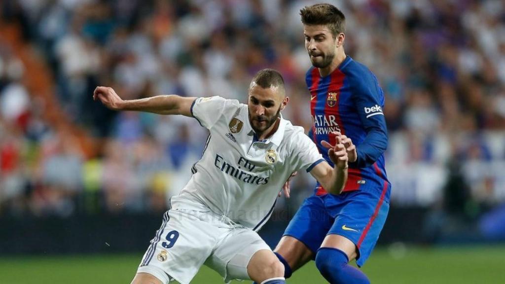 Piqué y Benzema