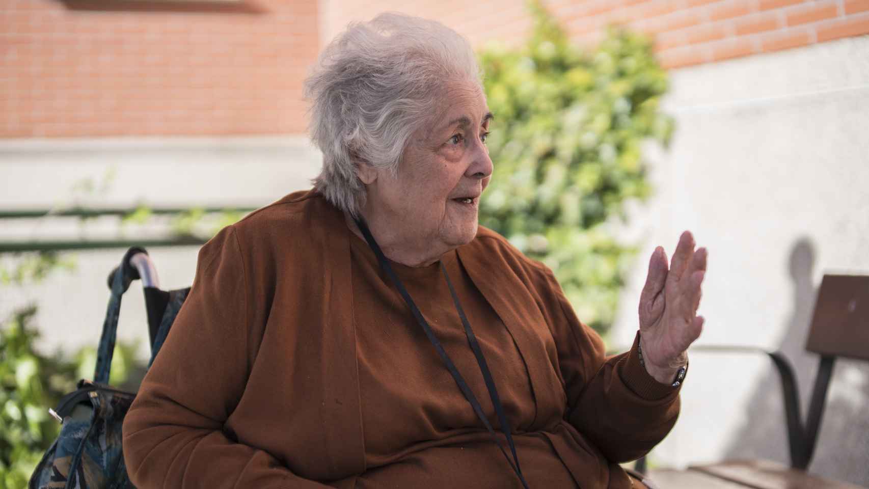 Carmen García Portu trabajó 43 años en Telefónica.