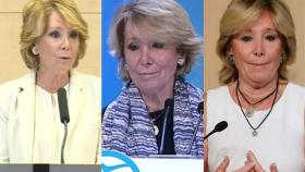 Así fueron las tres televisivas dimisiones de Esperanza Aguirre