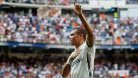 Pepe, en el Bernabéu