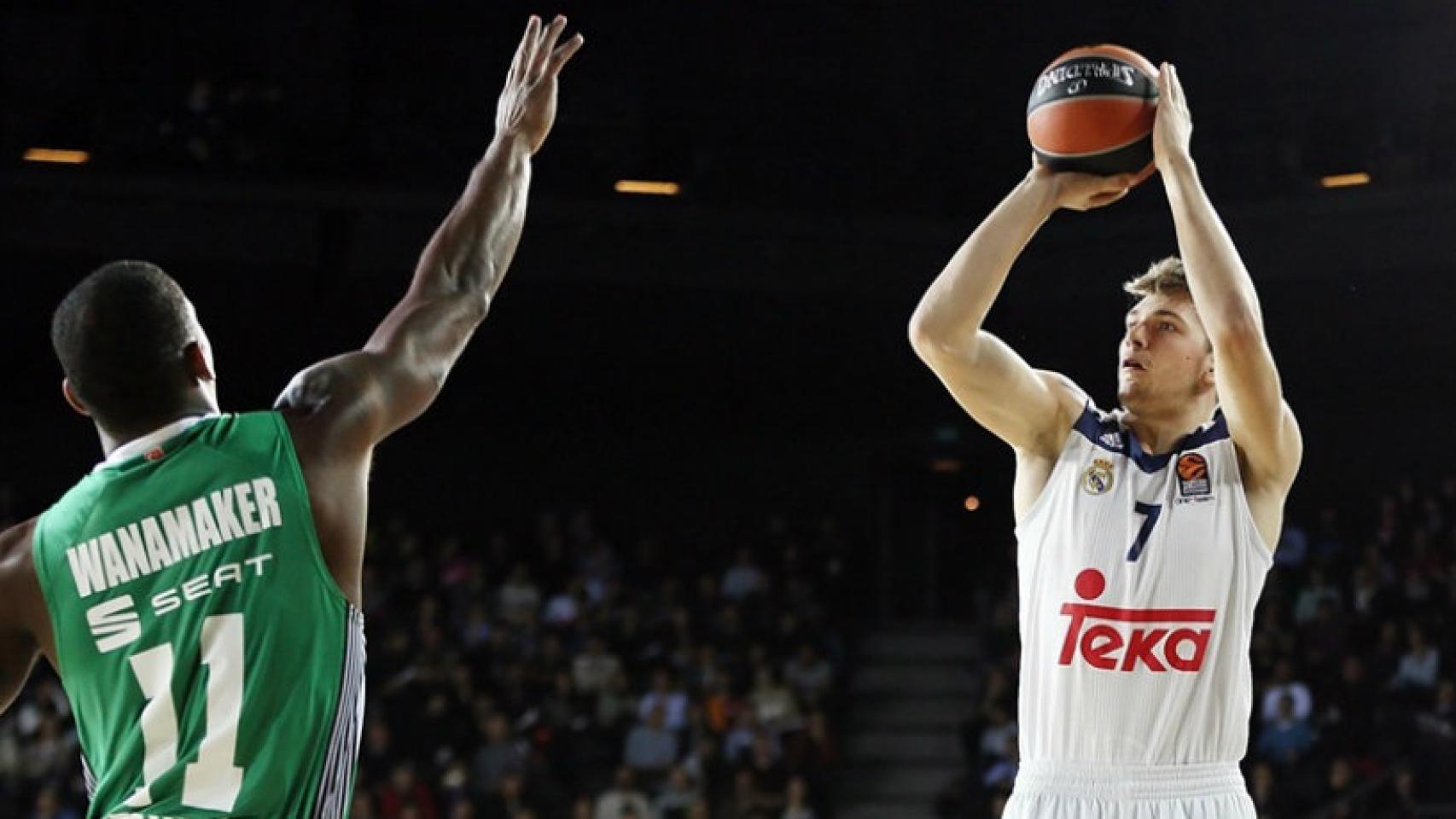 Luka Doncic contra Darussafaka. Fuente: euroleague.net