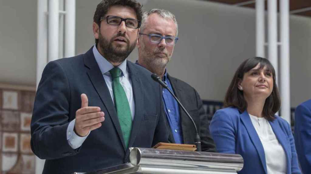 Fernando López Miras, el lunes en el Parlamento de Murcia.