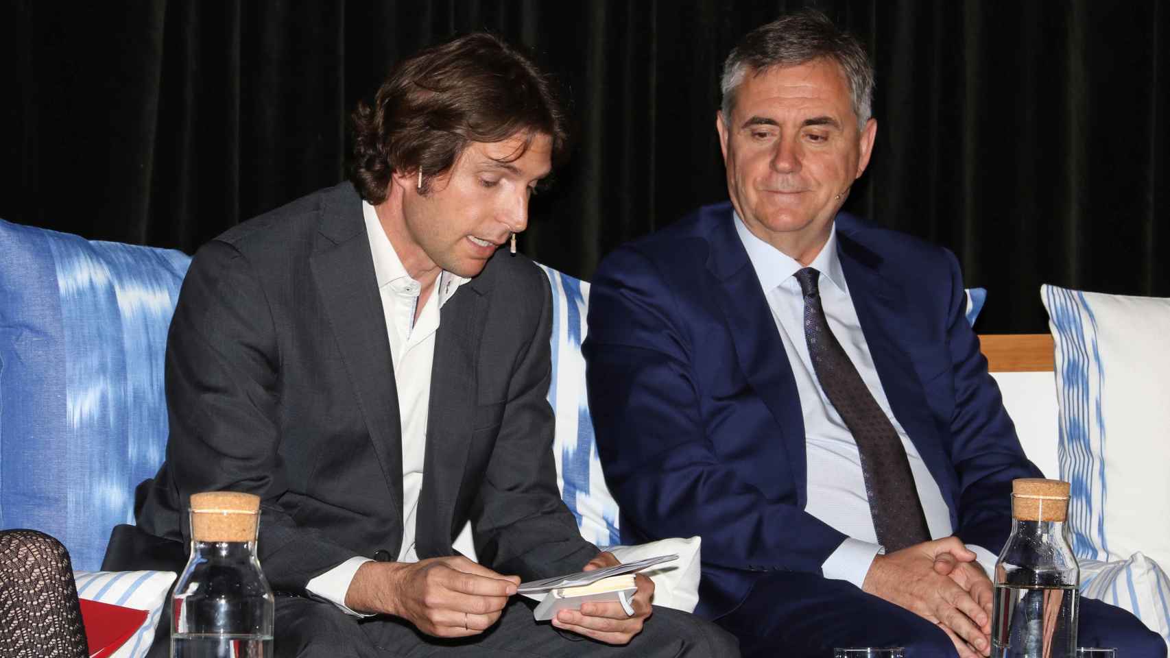 Jorge Fernández  y Cristóbal Valderas, en un momento del debate.