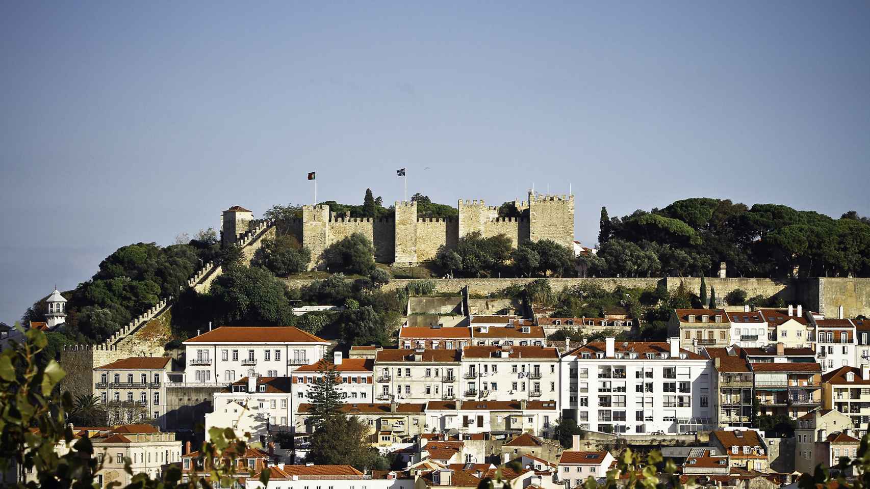 El castillo de Lisboa.