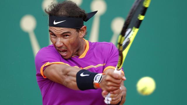 Rafael Nadal, durante la final del Masters de Montecarlo.