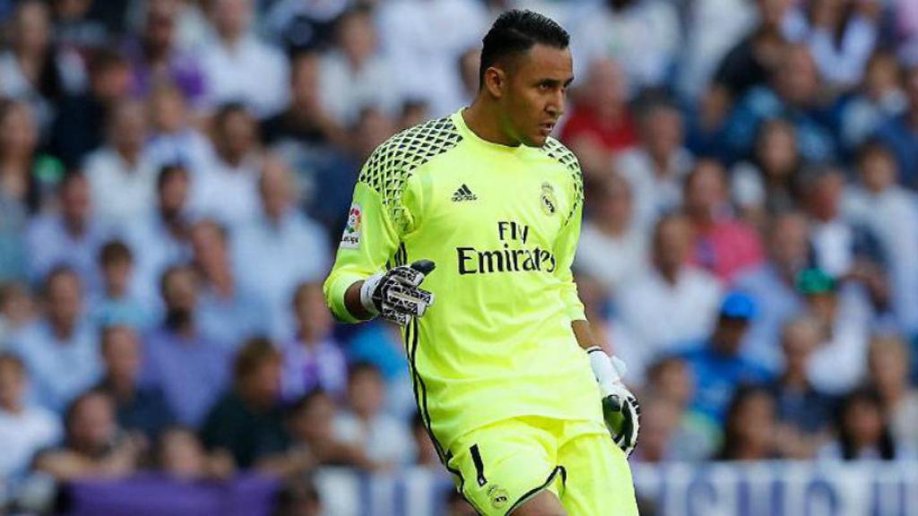 Keylor en el Santiago Bernabéu