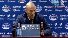 Zidane, en rueda de prensa tras ganar en Riazor
