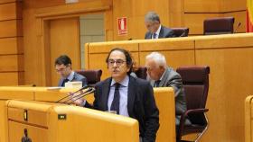 Foto Luis Aznar en el Senado