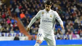 Morata en el Real Madrid-Betis. Foto: Lucía Contreras/El Bernabéu