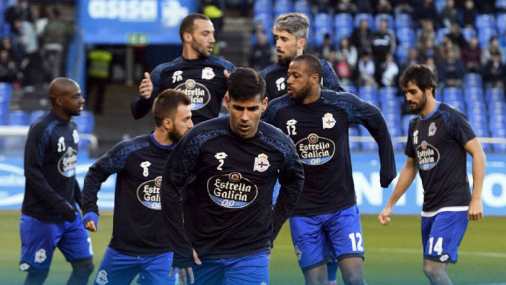 Entrenamiento del Deportivo de la Coruña. Fuente: @rcdeportivo