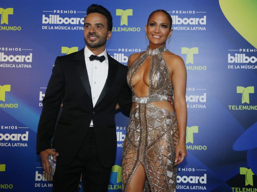 Luis Fonsi y Jennifer López.