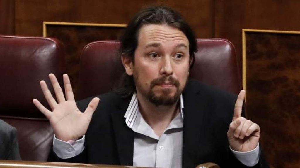 Pablo Iglesias en el Congreso.