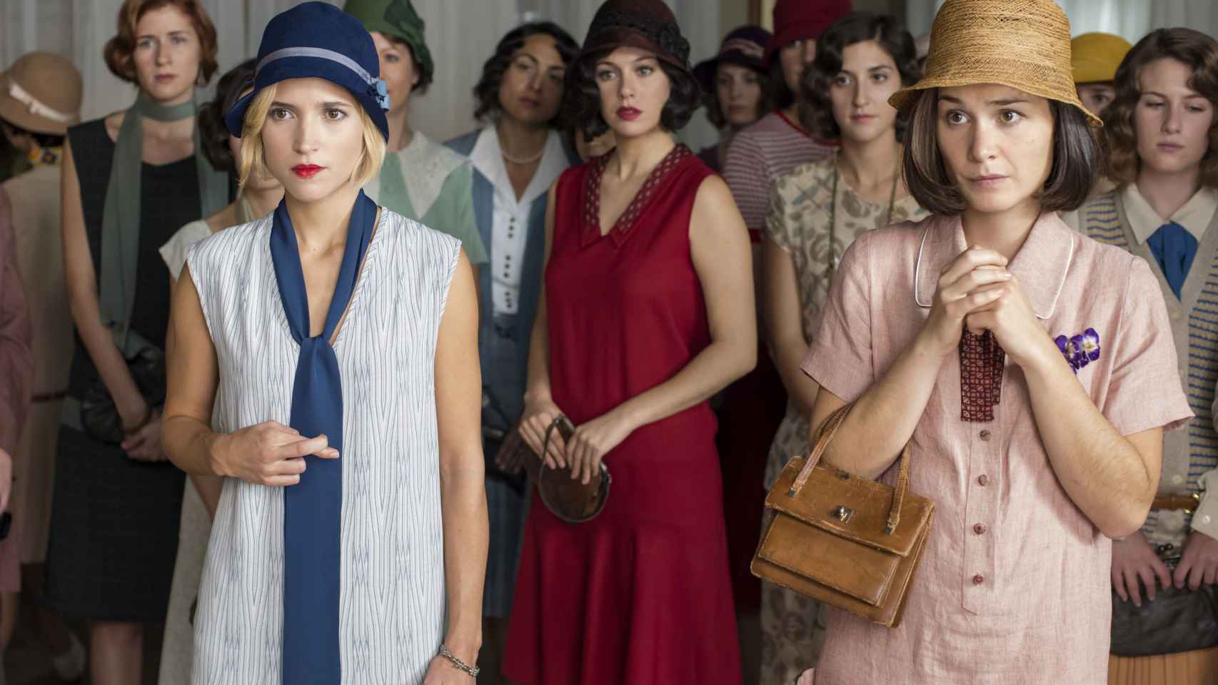 Imagen de las protagonistas de Las Chicas del Cable, serie estrenada por Netflix en España | Foto: Netflix.