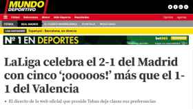 Mundo Deportivo acusa a La Liga de madridista