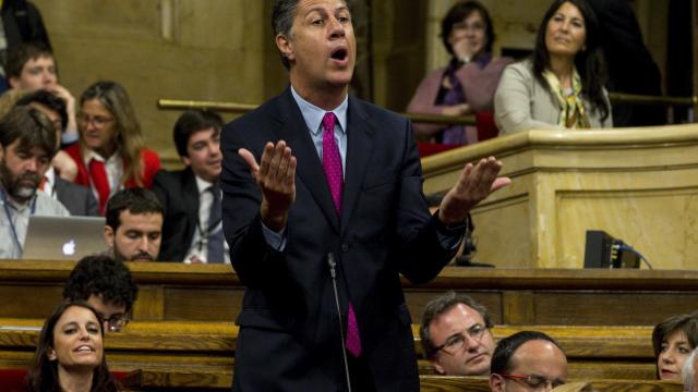 Albiol durante una comparecencia en el Parlament