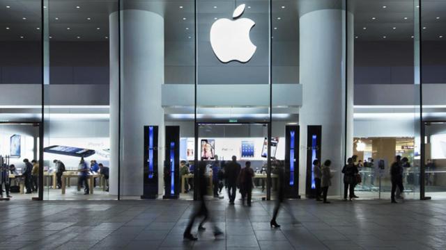 Una tienda de Apple en China.