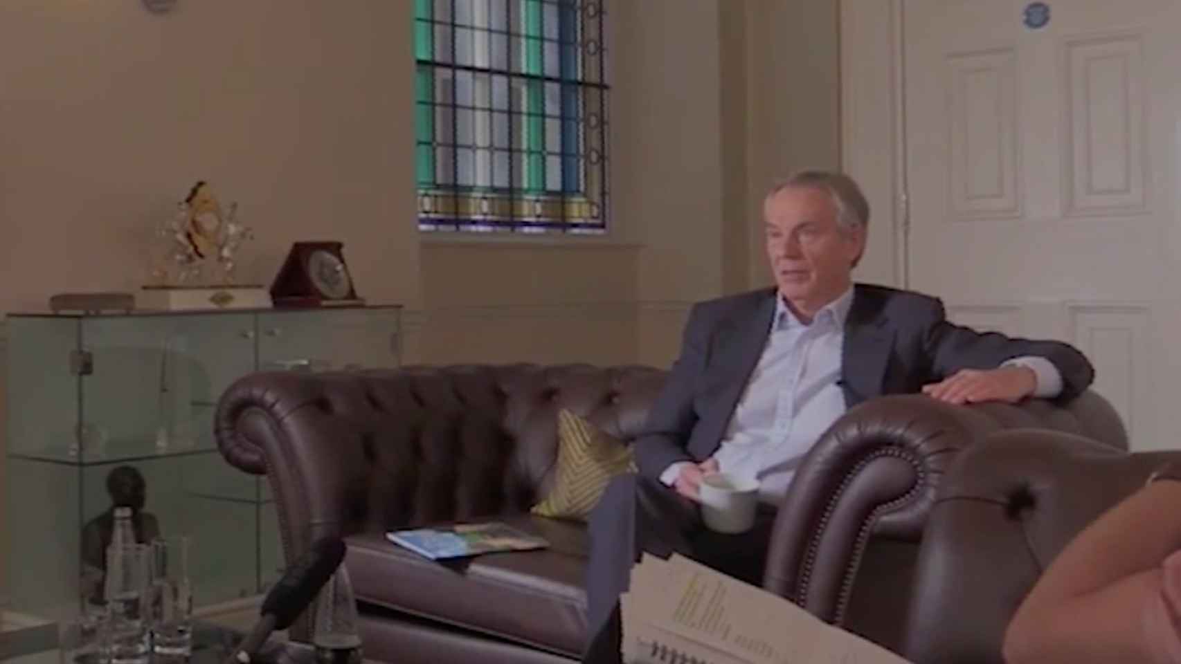 Una imagen de Blair durante la entrevista con el Mirror.