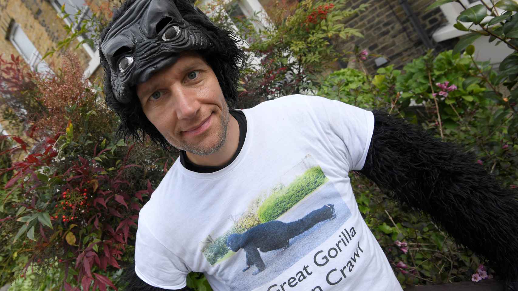 Tom Harrison, el hombre gorila que ha hecho historia en la maratón de Londres.