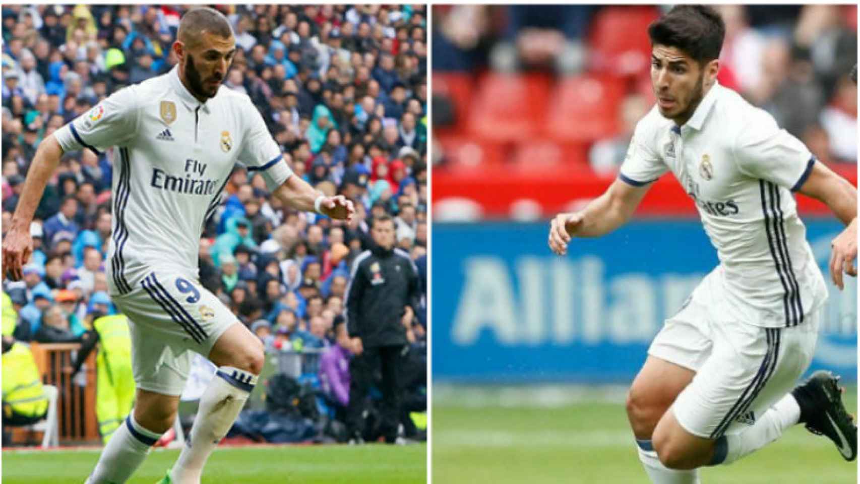 Benzema y Asensio, la duda de Zidane para el derbi