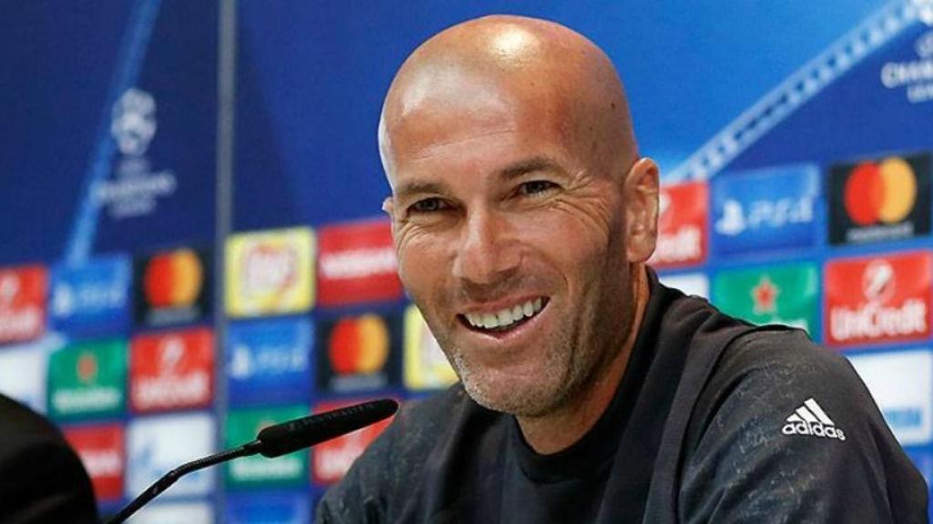 Zidane en rueda de prensa