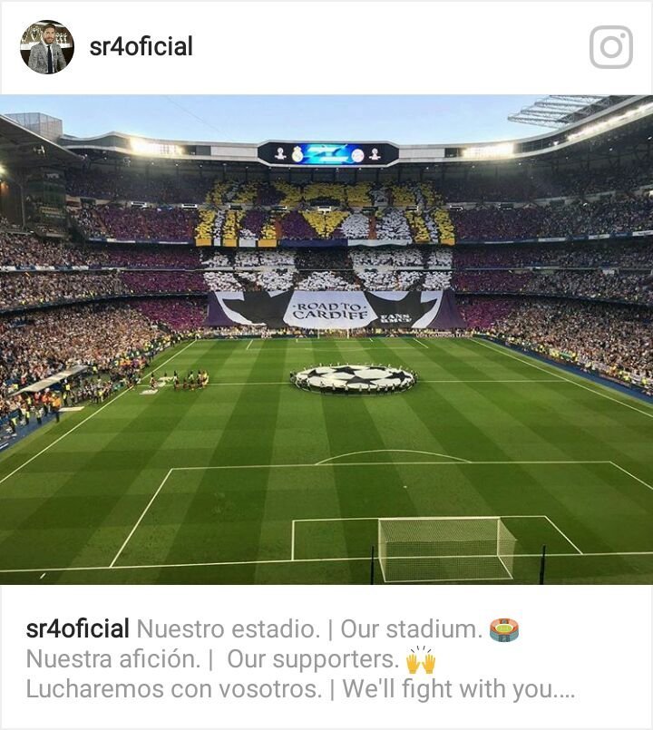Ramos alienta al Bernabéu y avisa al Atleti