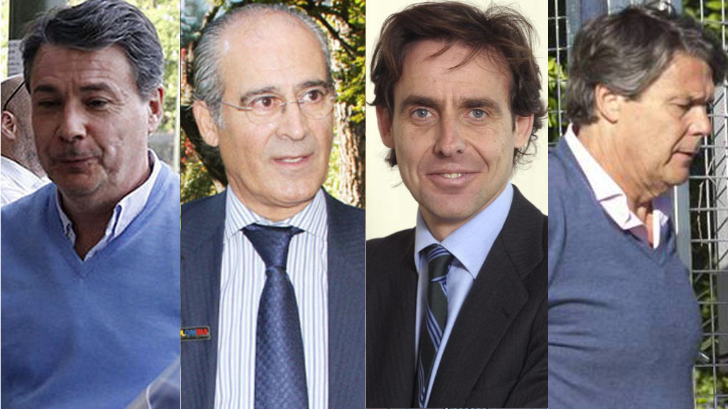 Ignacio González, Edmundo Rodríguez, Javier López Madrid y Pablo González.