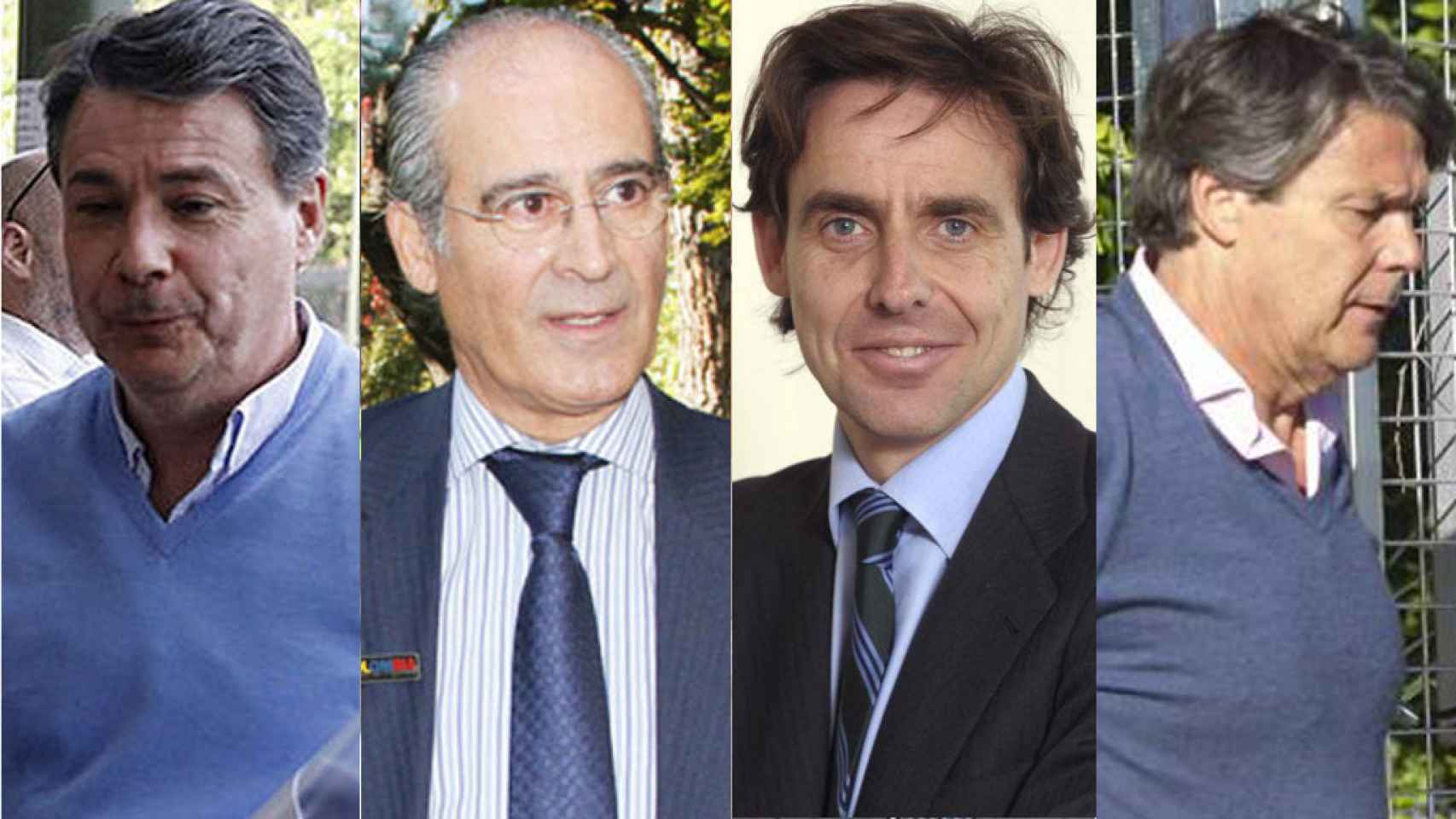 Ignacio González, Edmundo Rodríguez, Javier López Madrid y Pablo González.