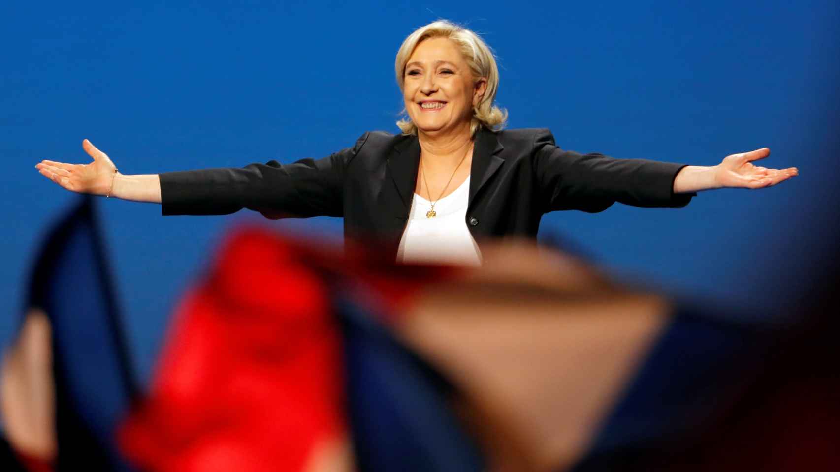 Le Pen confía en derrotar a Emmanuel Macron en las elecciones del domingo.