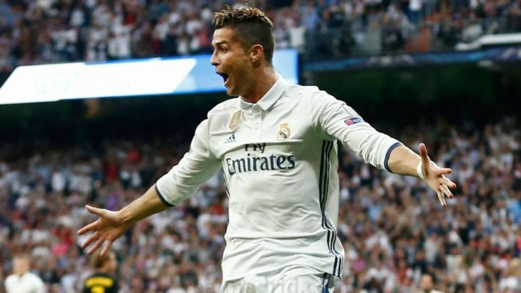 Cristiano celebra el gol