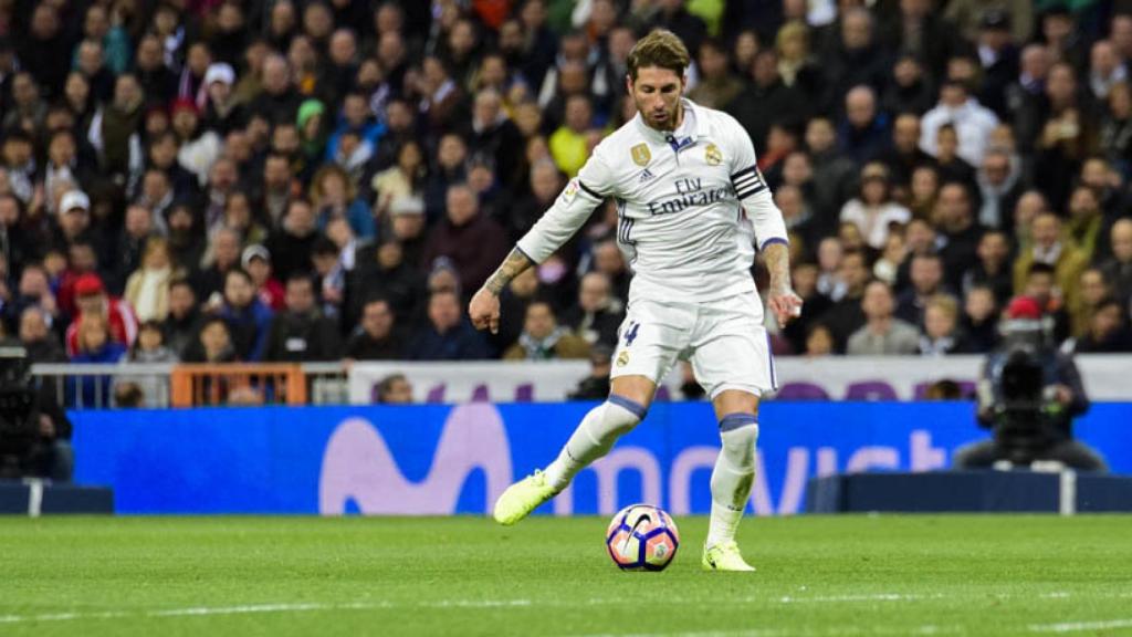 Ramos en el Real Madrid-Betis. Foto: Lucía Contreras/El Bernabéu