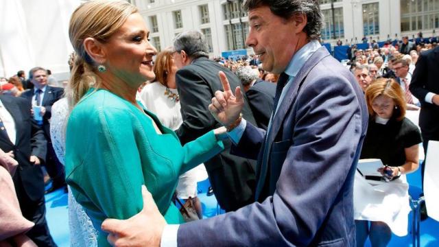 Cristina Cifuentes e Ignacio González en un acto de la Comunidad de Madrid.