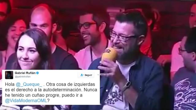 Gabriel Rufián responde a la intervención de Quequé.