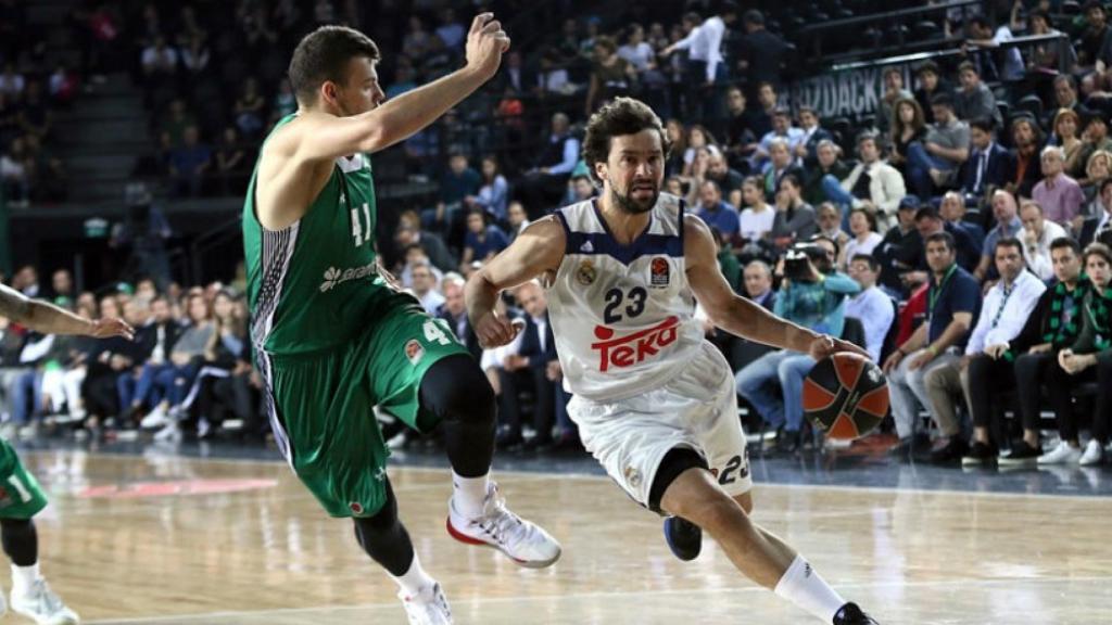 Sergio Llull ante Darussafaka. Fuente: euroleague.net