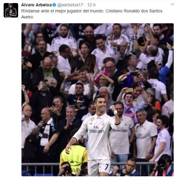 Arbeloa ordena arrodillarse ante Cristiano: Ríndanse al mejor jugador del mundo