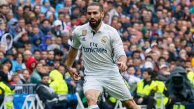 Dani Carvajal saliendo a la contra Fotógrafo: Manu Laya / El Bernabéu