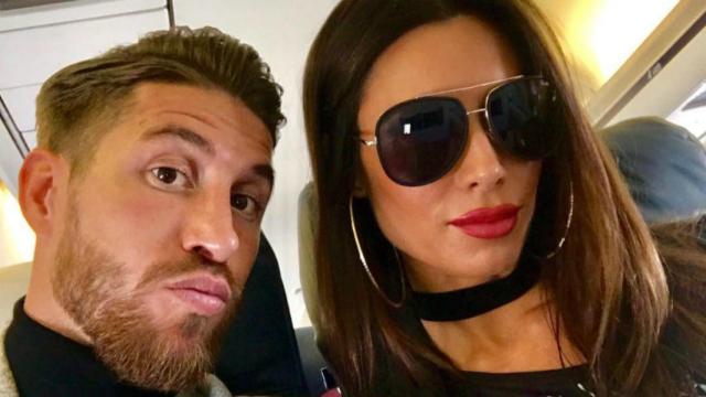 Ramos y su mujer, Pilar Rubio. Foto (@sr4oficial)