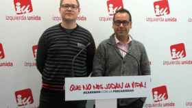 Juan Ramón Crespo, a la derecha, este miércoles en rueda de prensa
