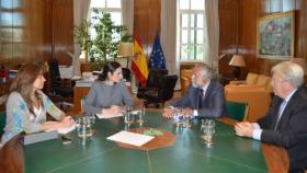 Jaime Ramos durante la reunión