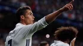 Cristiano Ronaldo dedicó su gol a la afición.