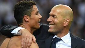Zidane y Cristiano celebran la Champions