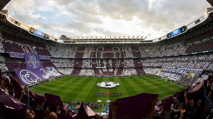 El Real Madrid: un ejemplo hasta en los tifos