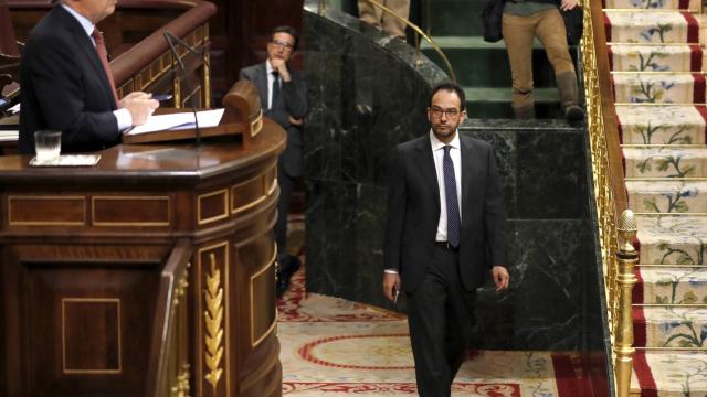 El ministro Cristóbal Montoro en el debate de Presupuestos.