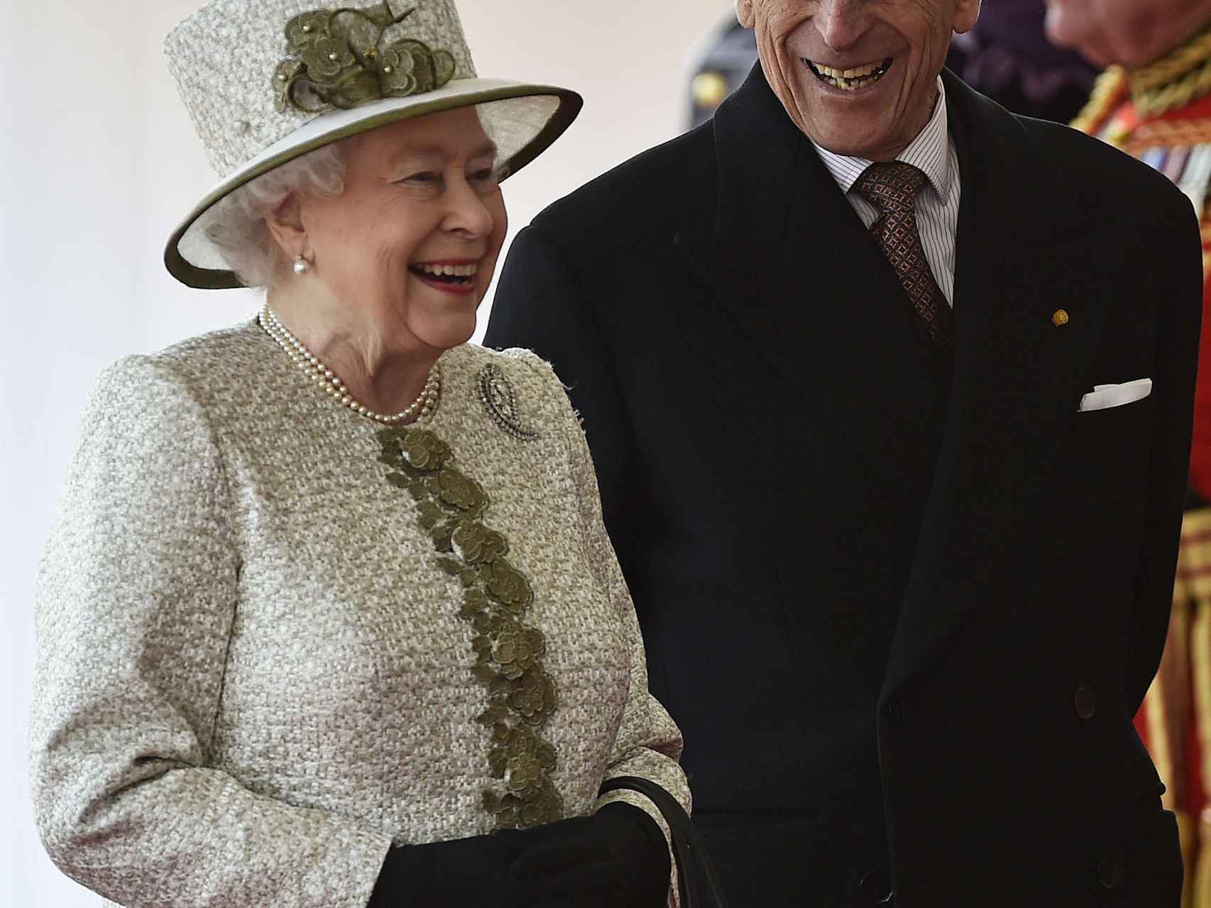 La reina Isabel II junto a su marido, el duque de Edimburgo.