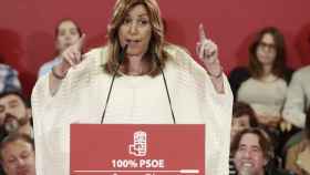 La presidenta de Andalucía, este viernes en Palma de Mallorca.
