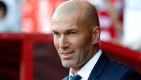 Zidane, en el Nuevo Los Cármenes