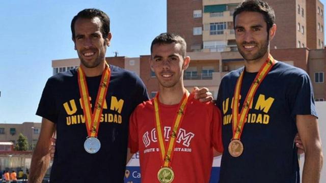 Ángel Ronco, con el oro en Cartagena