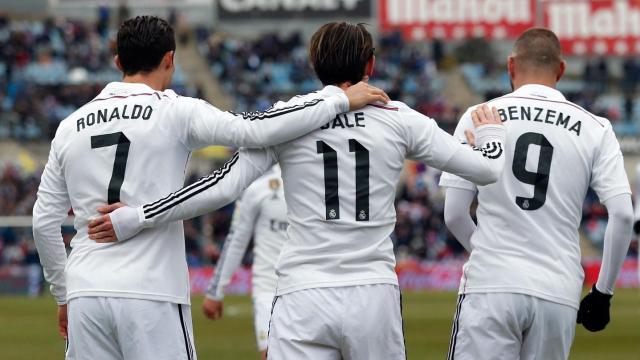 Cristiano, Bale y Benzema.