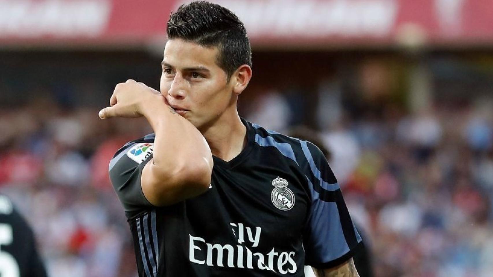 James dedica su gol.