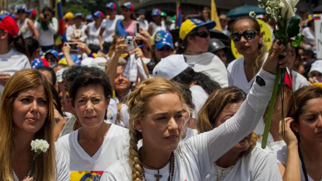 Tintori, este mismo domingo antes de entrar a la prisión.